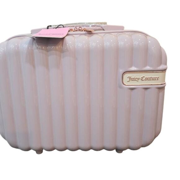 Juicy Couture Chelsie Collection Hard Side Travel Cosmetic Case - Picture 2 of 11